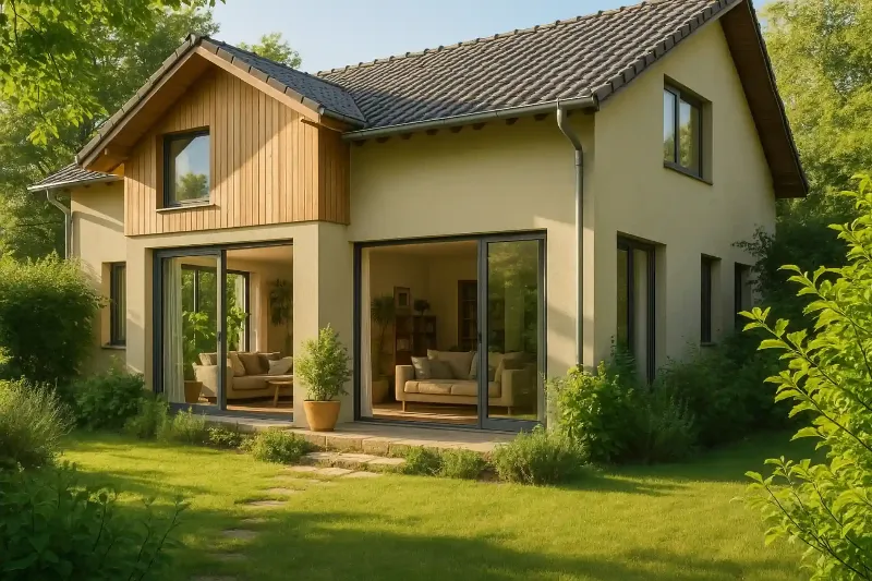 Bâtiment moderne et durable à Strasbourg, illustrant l’architecture verte et l’efficacité énergétique